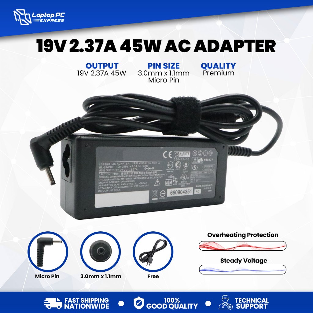 ACER CHROMEBOOK CHARGER MODEL A13 045N2A visual data 5