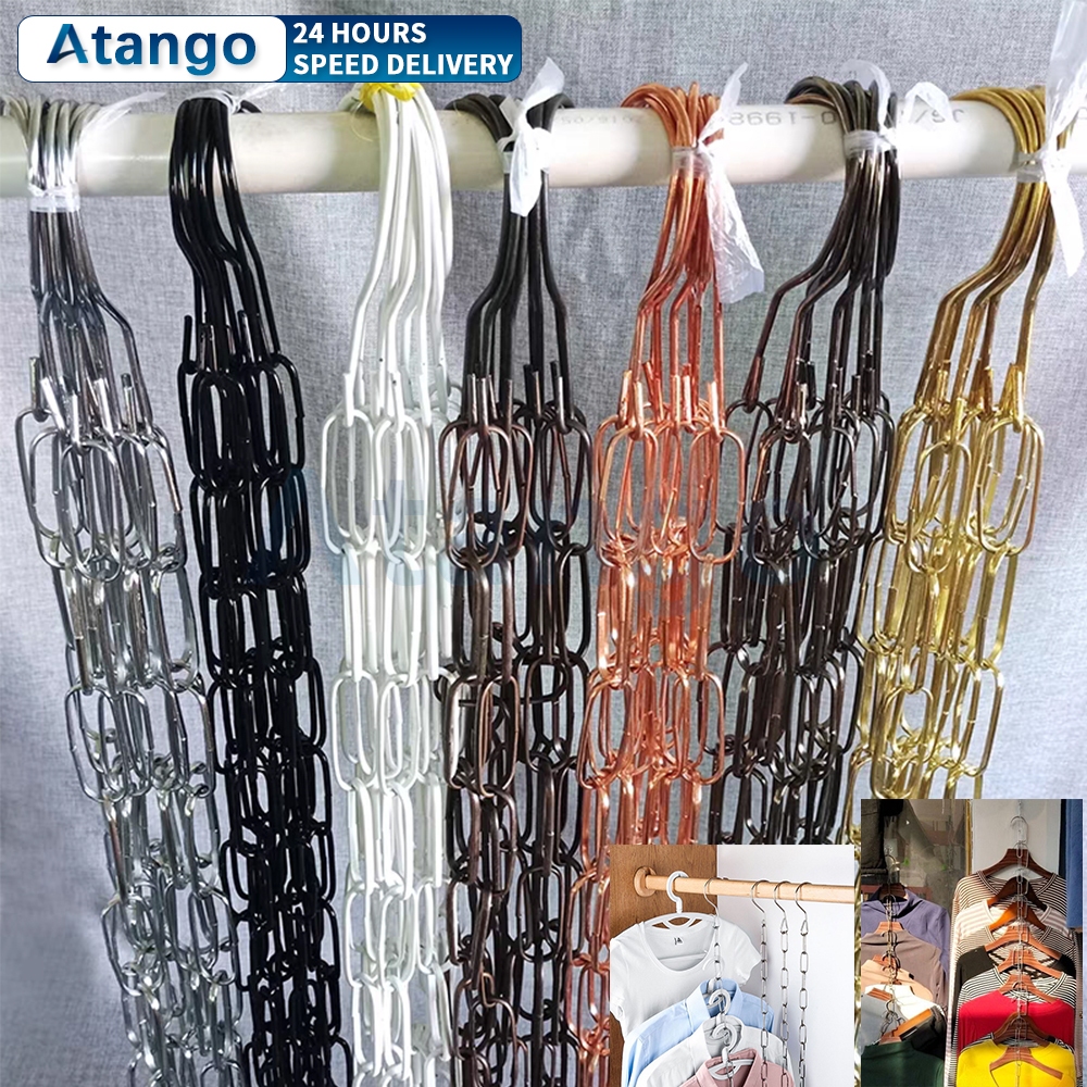 COD Hanger Chain Plastic And Metal Chain With One Side Hook Colored ...