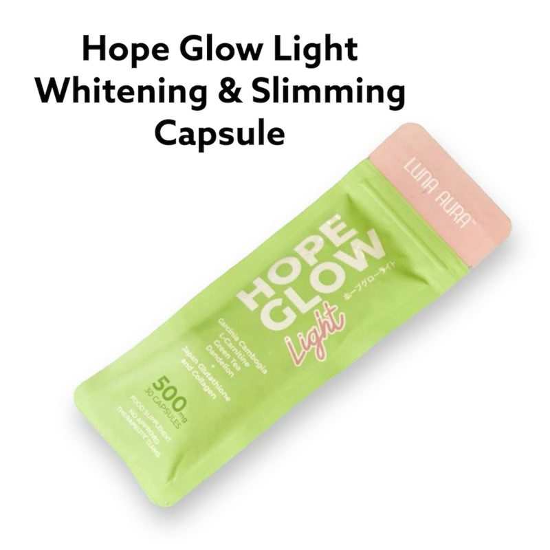 LUNA AURA Hope Glow Glutathione  Skin Brightening & Anti-Aging with  Antioxidants, Beauty Supplement | Shopee Philippines
