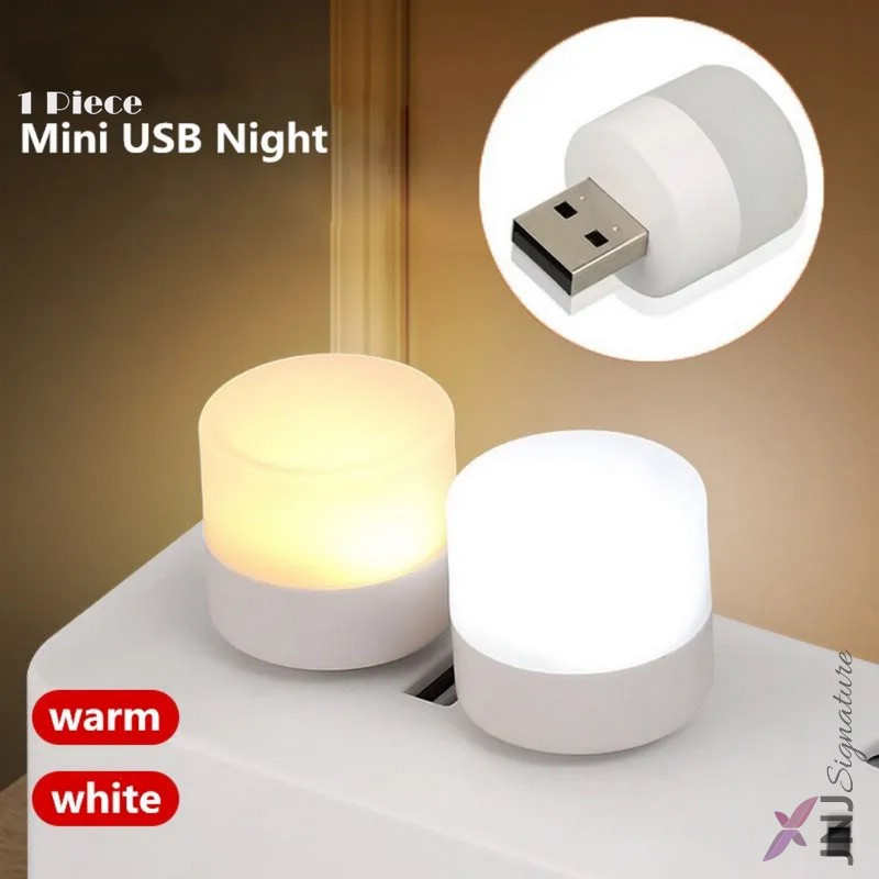 JNJ Portable Mini USB Plug Lamp LED Night Light | Shopee Philippines