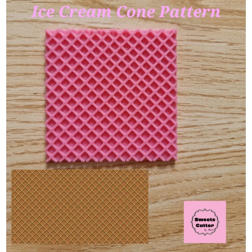 Ice Cream Cone Pattern Fondant Embosser | Shopee Philippines