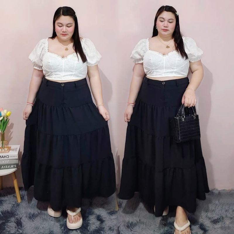CHEAPEST PLUS SIZE DIVA MAXI SKIRT XL TO 2XL | Shopee Philippines