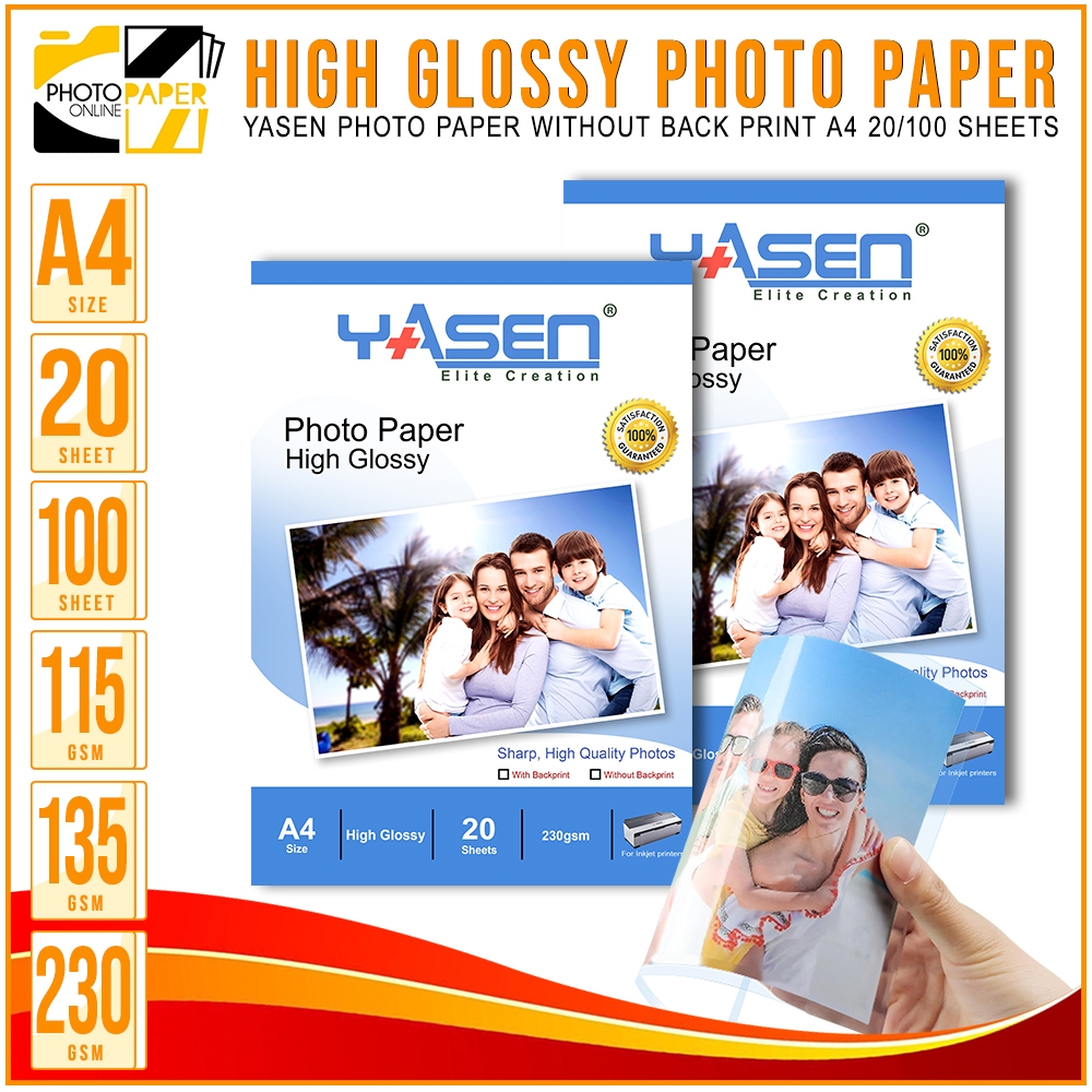 glossy photo paper - Best Prices and Online Promos - May 2026 | Shopee ...