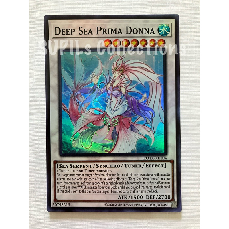YuGiOh! OCG AE Deep Sea Prima Donna ROTA-AE104 (SR) | Shopee Philippines