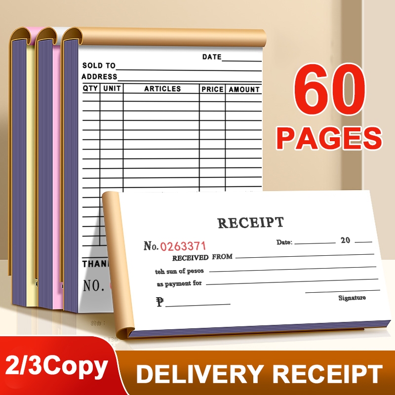(2/3Copy) Resibo With Carbon Delivery Receipt Sold For Business Order ...