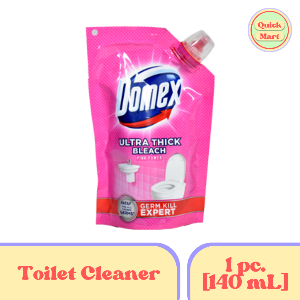 Domex Pink Power Ultra Thick Bleach Toilet Cleaner 140mL | Shopee ...