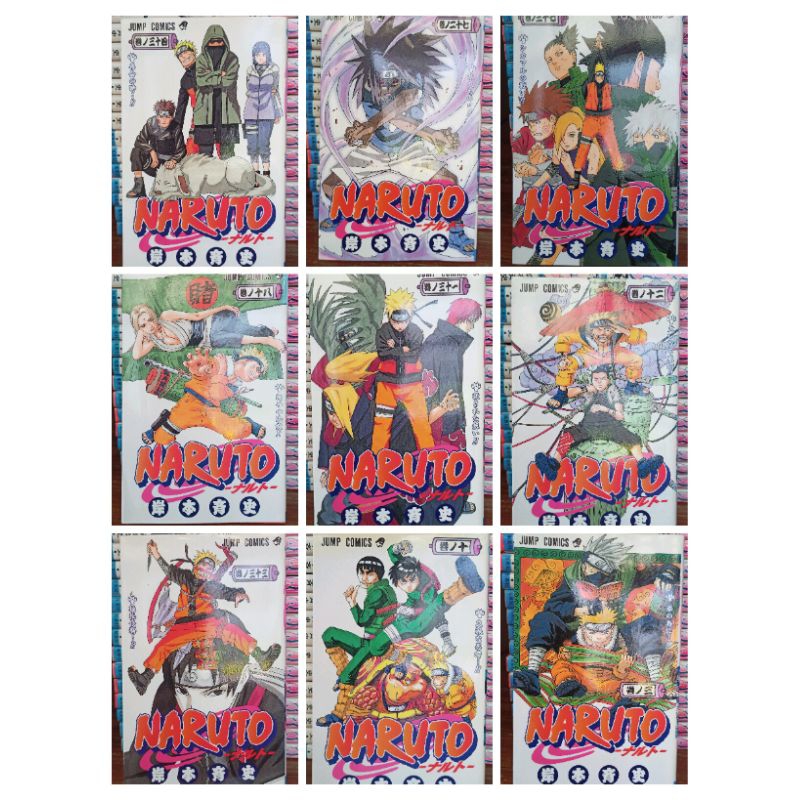 Jump Comics Naruto / Naruto Shippuden Manga Japanese Ver. | Shopee ...