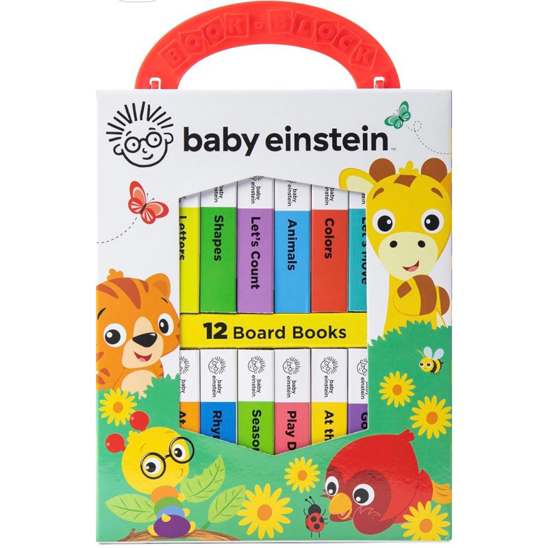 Baby Einstein - My First Library Board Book Block 12-Book Set - First ...