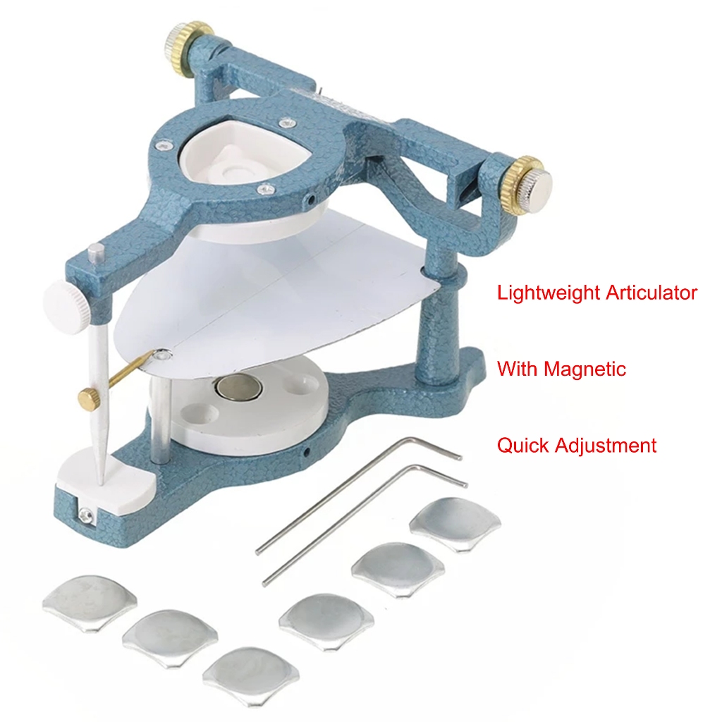 Dental Magnetic Articulator Laboratory Instrument Adjustable Denture ...