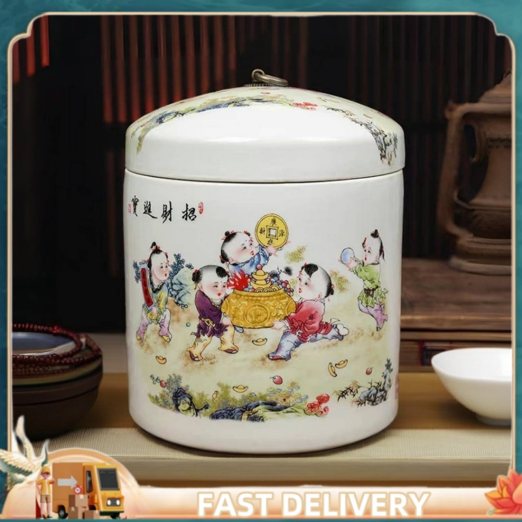 rice storage container 2.5kg 5kg Ceramic airtight food container ...