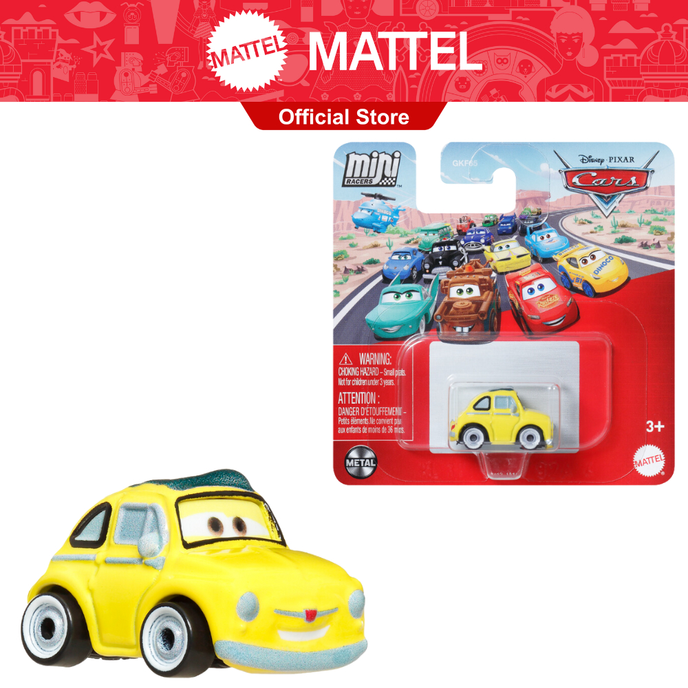 Mattel Disney Pixar Cars Metal Mini Racers Die-cast for Boys and Kids ...