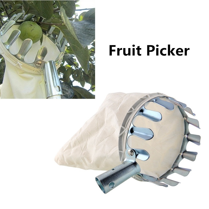 Fruit Picker Basket Catcher Picking Fresh Orange Garden Tools for Broom ...