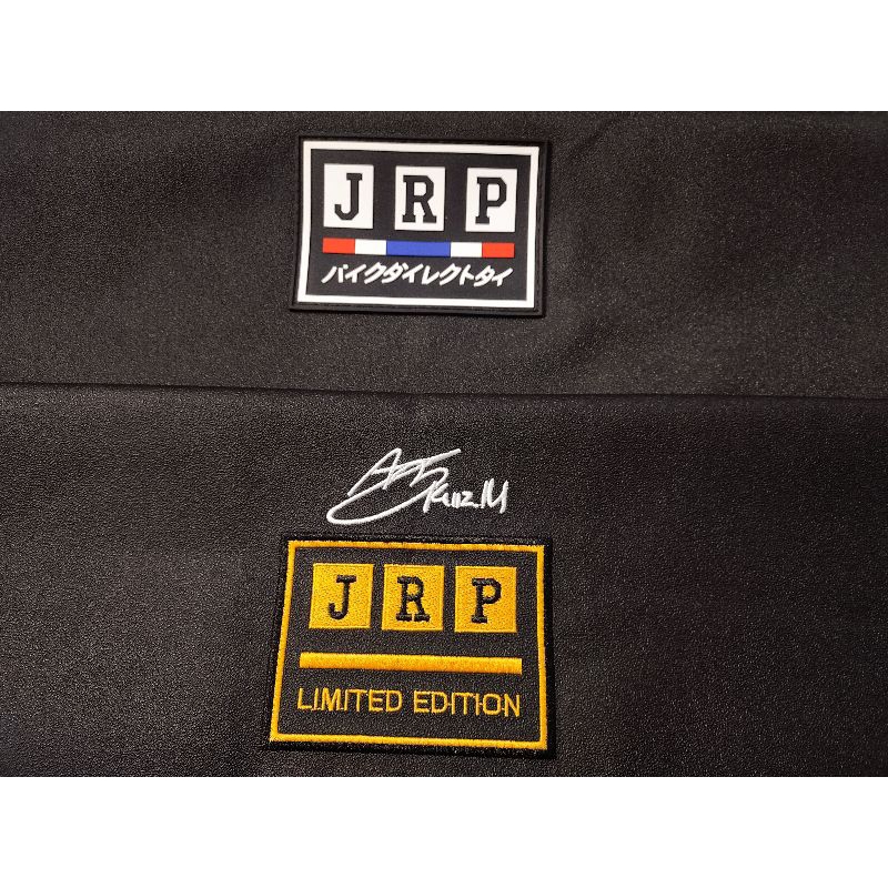 JRP SEAT COVER ( LIHA TEXTURE ) LOGO GOLD/OREO EMBROID & RUBBERRIZED ...