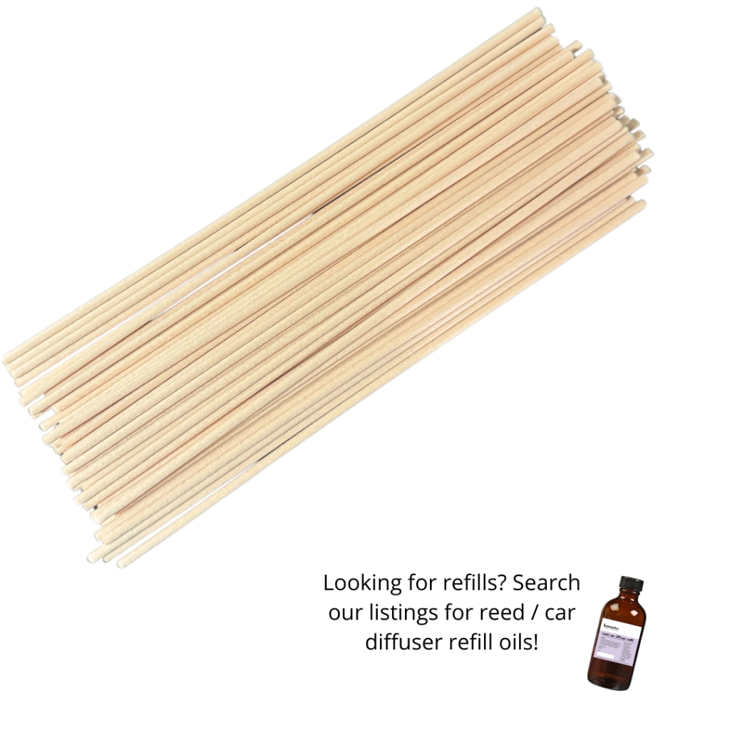 Reed Diffuser Sticks - Natural Rattan Sticks for Aroma Diffusers 20 pcs ...
