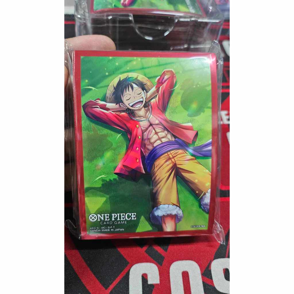 One Piece TCG Official Card Sleeves 70 pcs Monkey D. Luffy ST21 | Shopee  Philippines