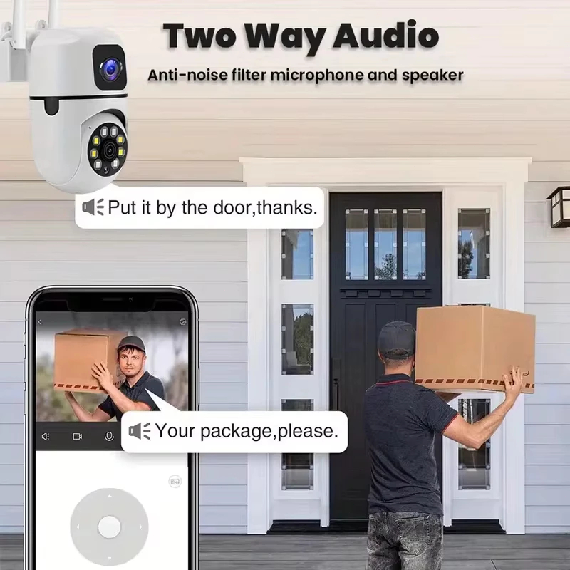 V380 Pro CCTV Camera HD Dual Lens WIFi Wireless 50MP BUY 1 TAKE 1 Smart ...