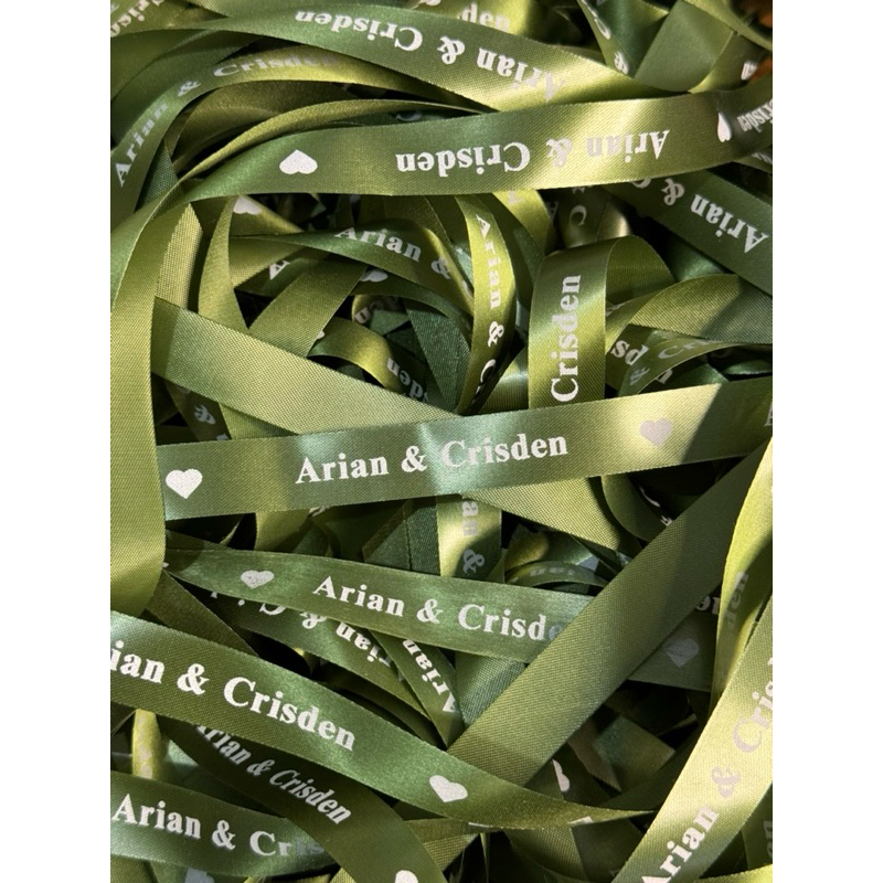 Personalized Ribbons Customized Ribbon Wedding Ribbons Souvenirs Gift ...