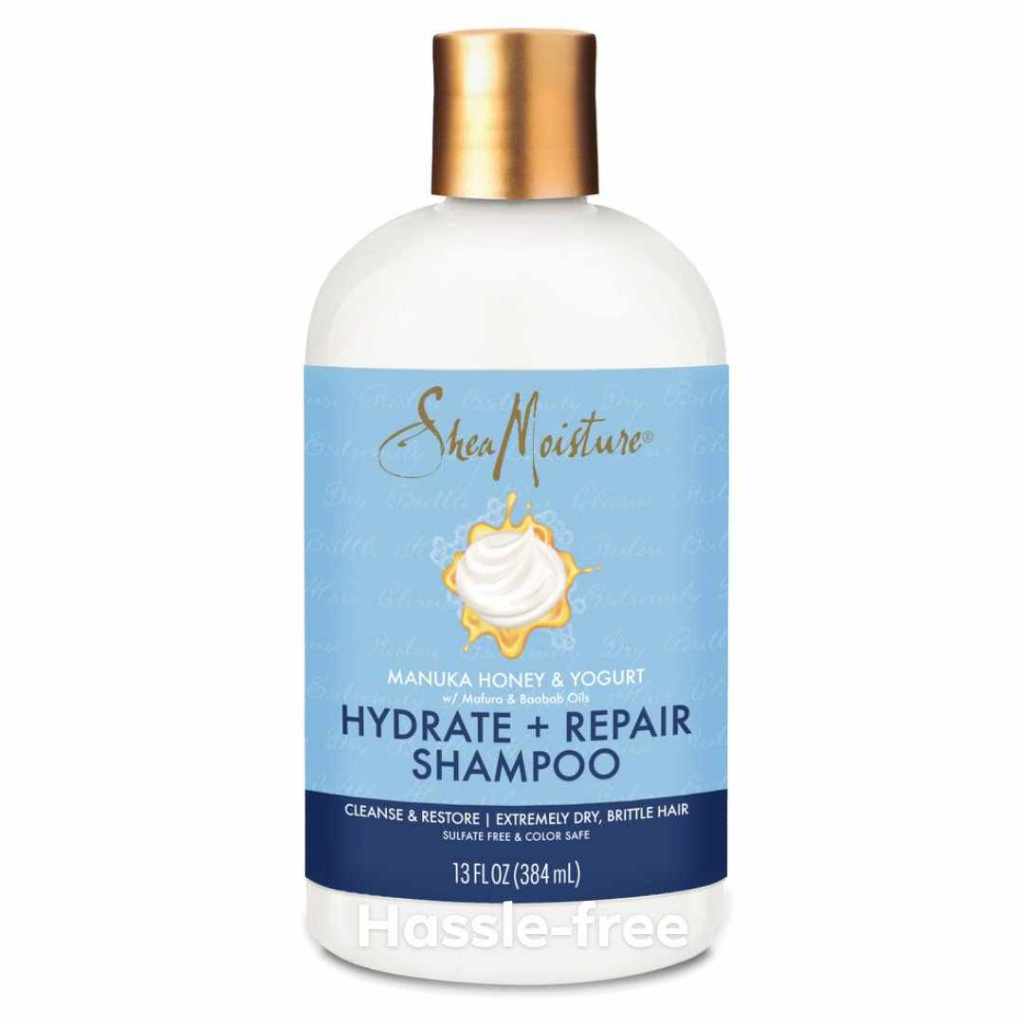 Shea Moisture Hydrate Plus Repair Shampoo – Mit Manuka Honig & Joghurt, Sulfatfrei Für Trockenes Haar