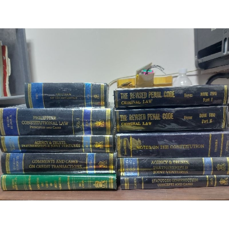 Law Books for Less - Revised Penal Code, Civil Code, Political Law ...