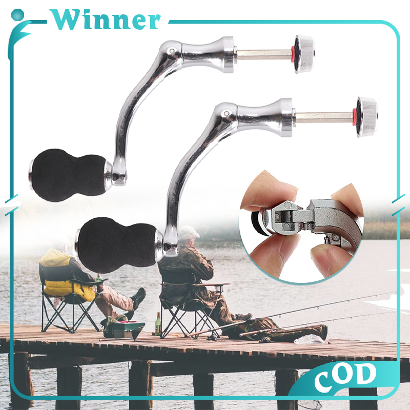 Metal Fishing Reel Spinning Handle Fishing Spinning Reel Crank Handle ...