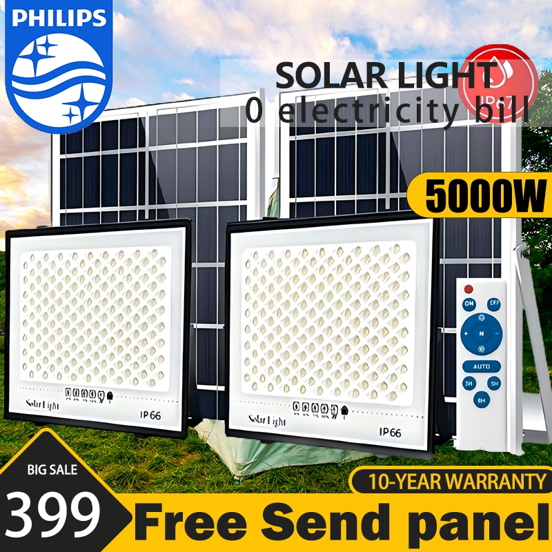Philips Original Solar Light Outdoor Waterproof IP67 BUY 1 TAKE 1 ...