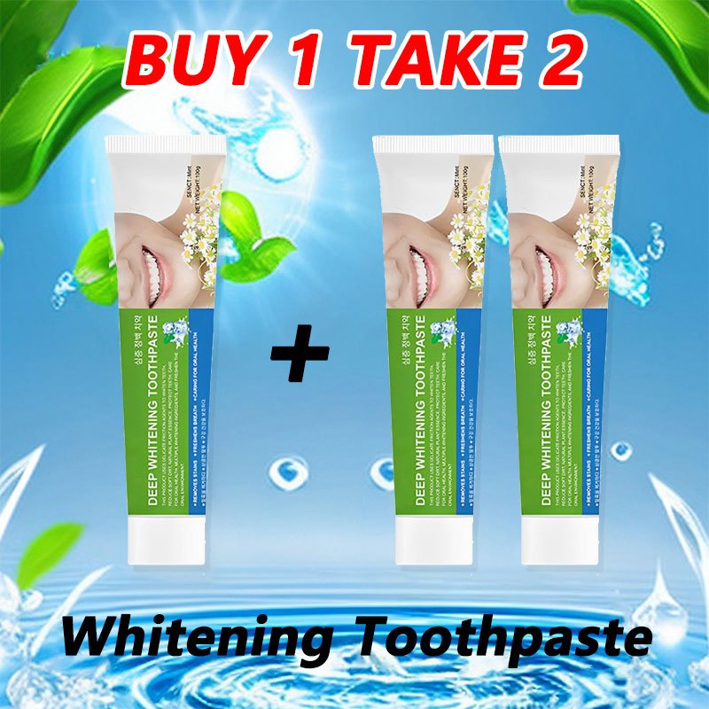 【BUY 1 TAKE 2】Highly Effective Whitening Toothpaste Improves Yellow ...
