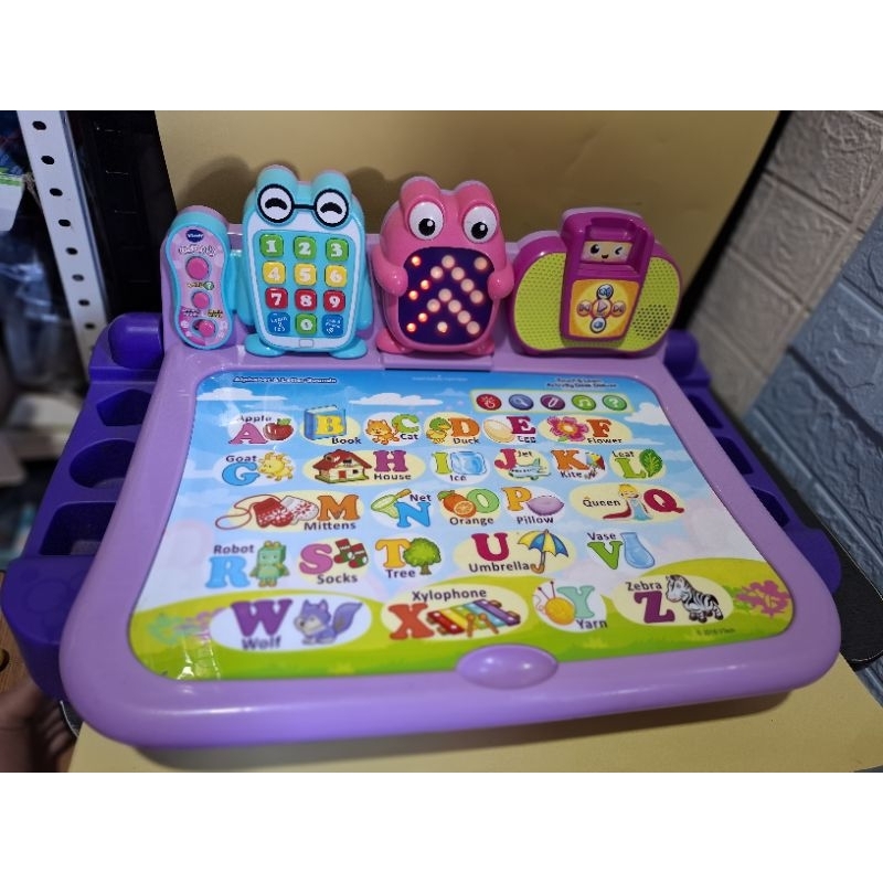 vtech lap table alphabet and letter sounds | Shopee Philippines