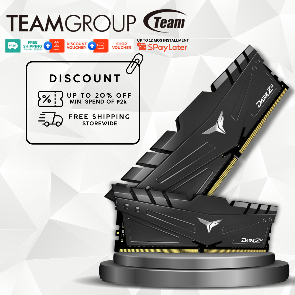 TEAM GROUP DARK Za 16GB (2x8GB) 32GB (2x16GB) 3200 MHz DDR4 CL16