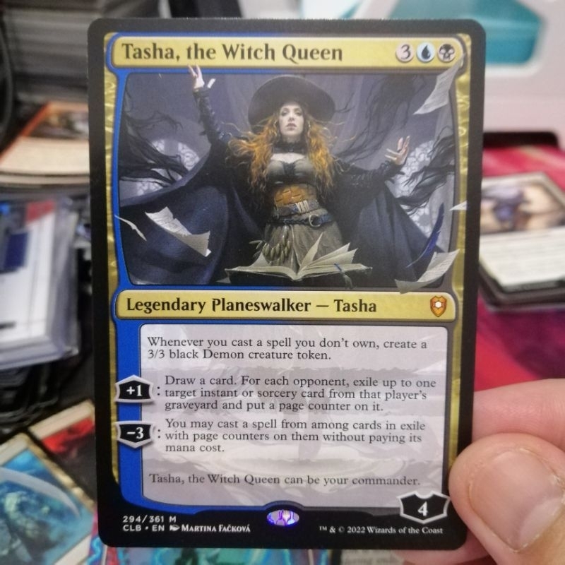 1 FOIL Tasha, the Witch Queen CLB MTG card magic the gathering | Shopee ...