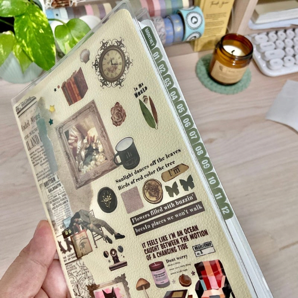 NEW‼️Paperrotini mini Index tabs Planner Monthly Tabs Sticker Tabs ...