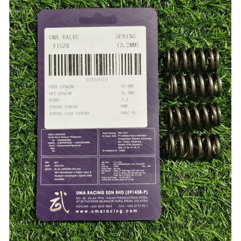 UMA RACING VALVE SPRING SNIPER150/SNIPER135 3.2MM | Shopee Philippines