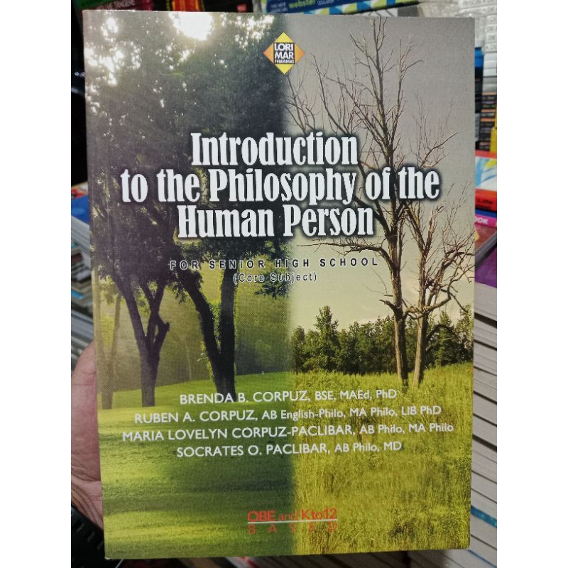 INTRODUCTION TO THE PHILOSOPHY OF THE HUMAN PERSON | Shopee Philippines