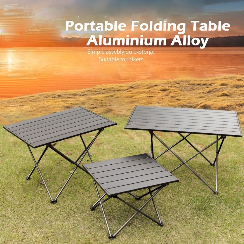 Foldable Table Camping Table Portable Picnic Table Foldable | Shopee ...