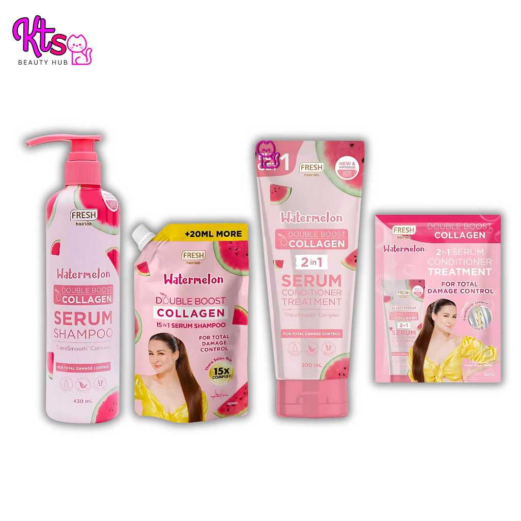 FRESH HAIRLAB Watermelon Double Boost Collagen 2 in 1 Serum Conditioner ...