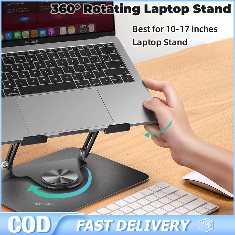 360°Rotating Laptop Stand Foldable Laptop Stand Height Adjustable ...