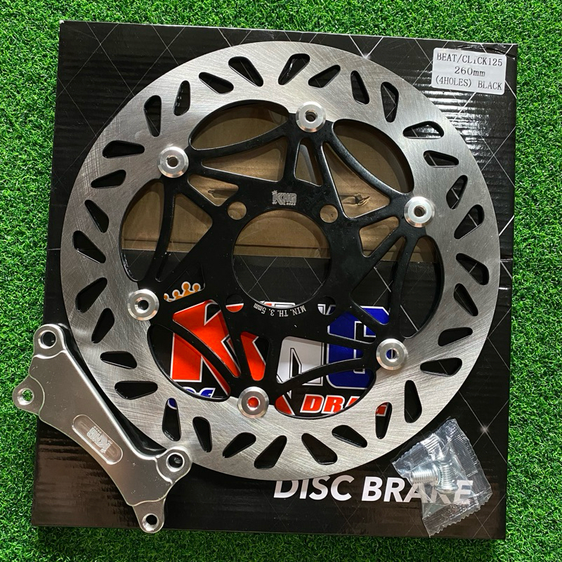 King of drag disc 260mm for beat and click125 (4holes) | Shopee Philippines