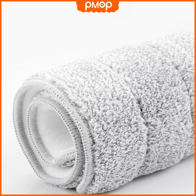 PMOP Mop Clothes Replacement For Flat Mop Head Microfiber Washable Pad ...