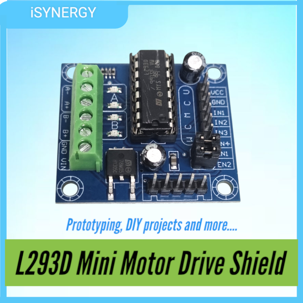 Mini L293D Motor Driver Shield for Arduino | Shopee Philippines