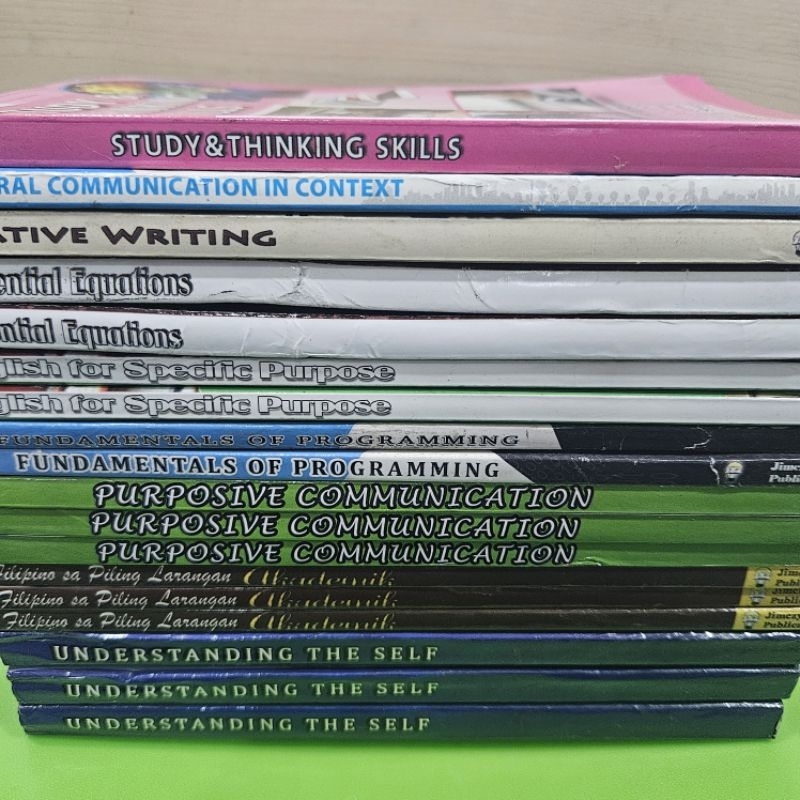 OLD STOCK Assorted Books Senior High and College | Shopee Philippines