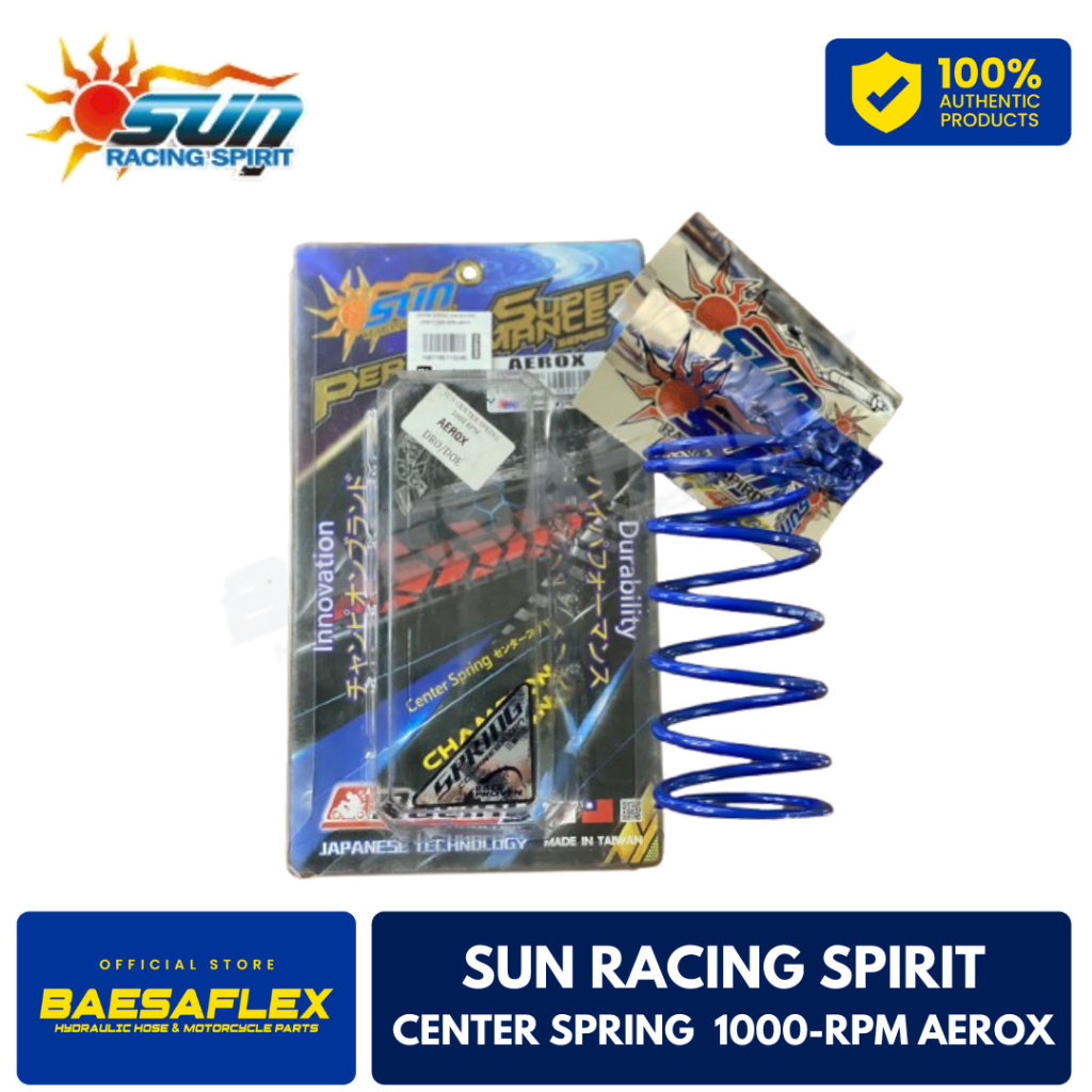 SUN RACING SPIRIT CENTER SPRING 1000-RPM AEROX QR- 5104392 | Shopee ...