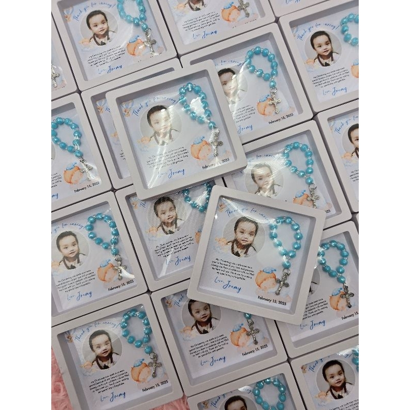 Customized Floating Frame Souvenir (Bday, baptism, wedding, etc ...