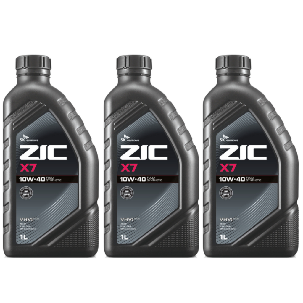 SK ZIC X7 10W-40 3 Liters 100% Fully Synthetic Premium Engine Oil ...