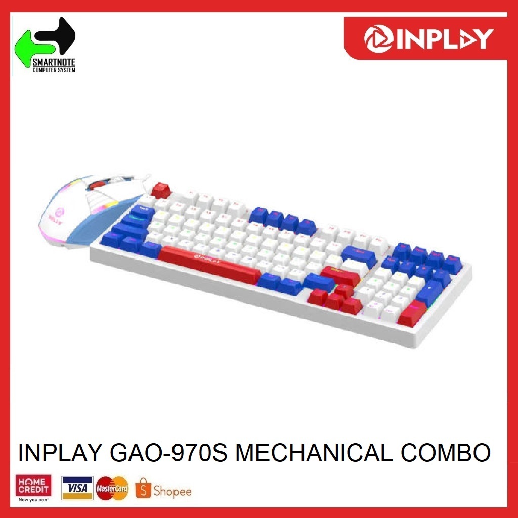 INPLAY GAO-970S MECHANICAL KEYBOARD AND MOUSE COMBO | Shopee Philippines