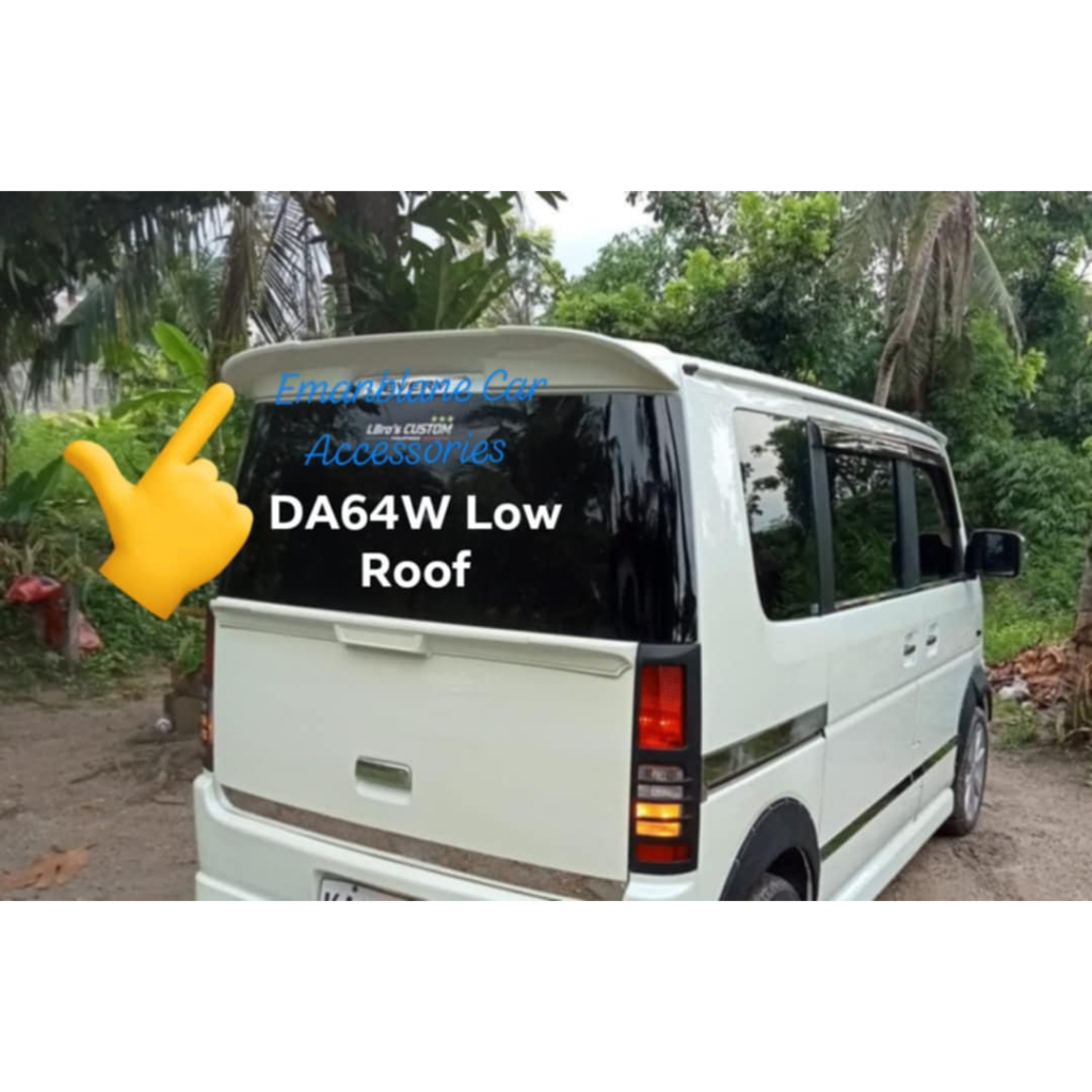 Fiber Made Spoiler for DA64V DA64W DA17V DA17W Transformer Wagon ...