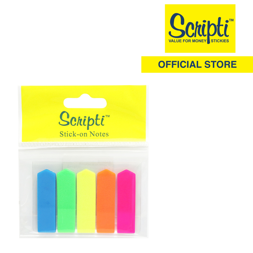 SCRIPTI Arrow Tape Flags | 48x12mm | 5 colors | 45502 | Shopee Philippines