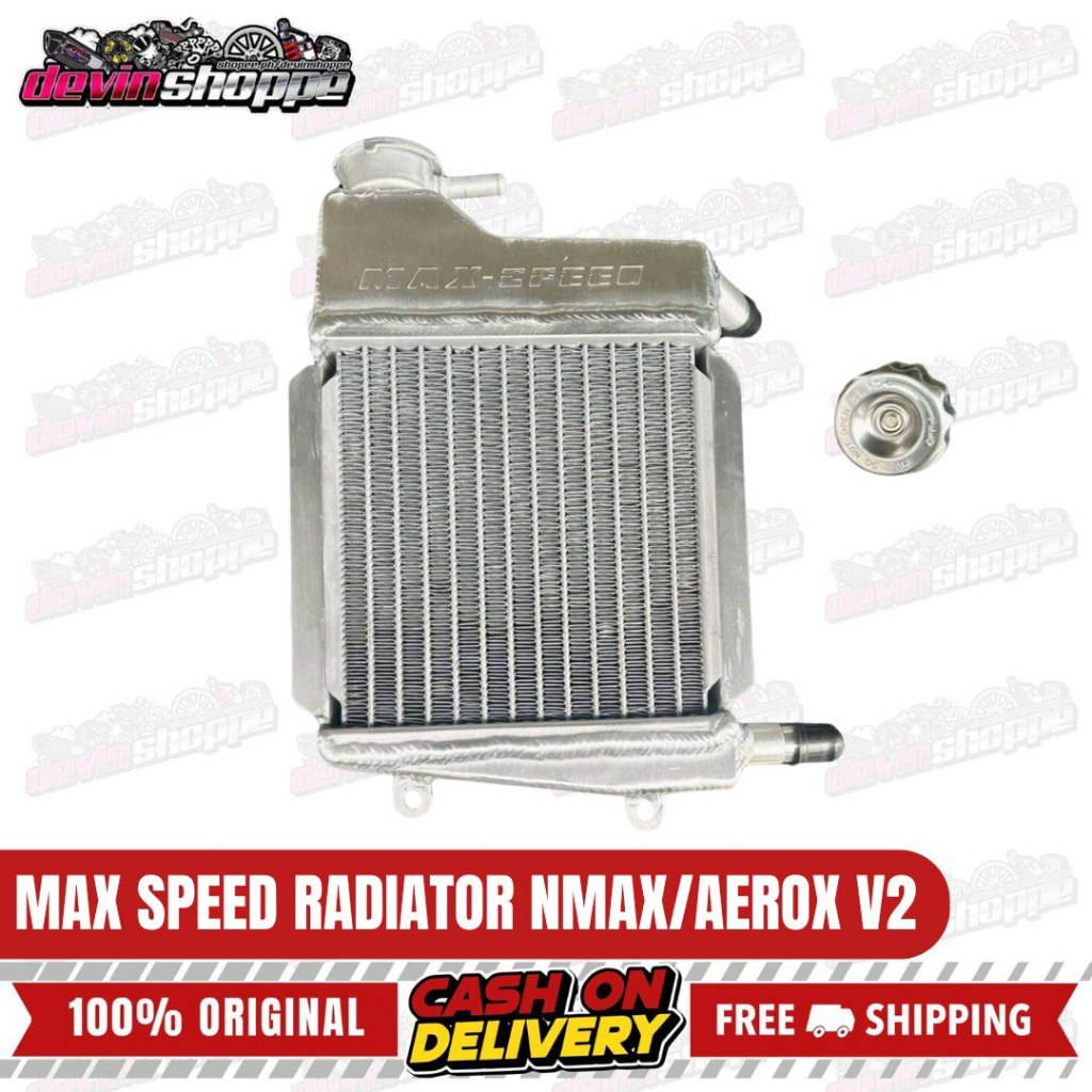 MAX SPEED RADIATOR FOR NMAX V2 / AEROX V2 | Shopee Philippines