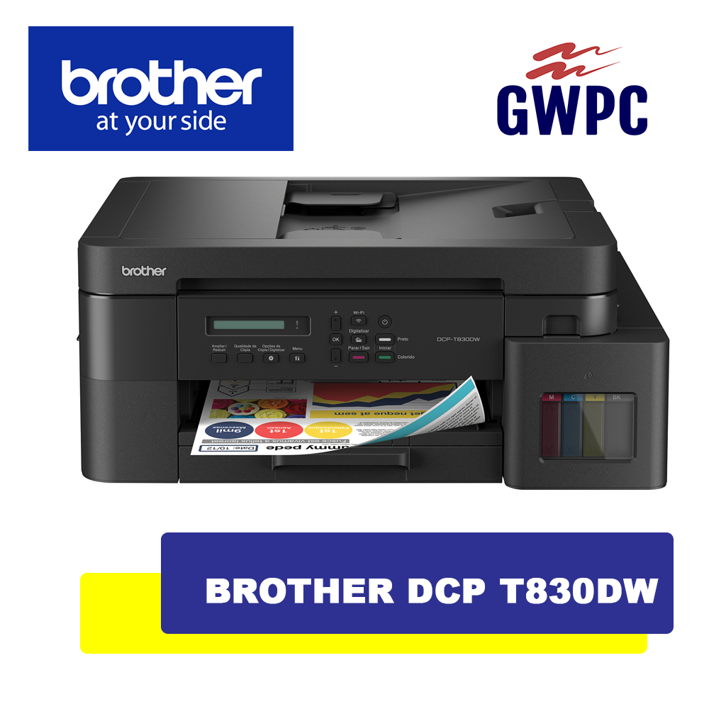 Brother DCP-T830DW all in one InkjetPrinter DCPT830DW DCP T830 DCPT830 ...