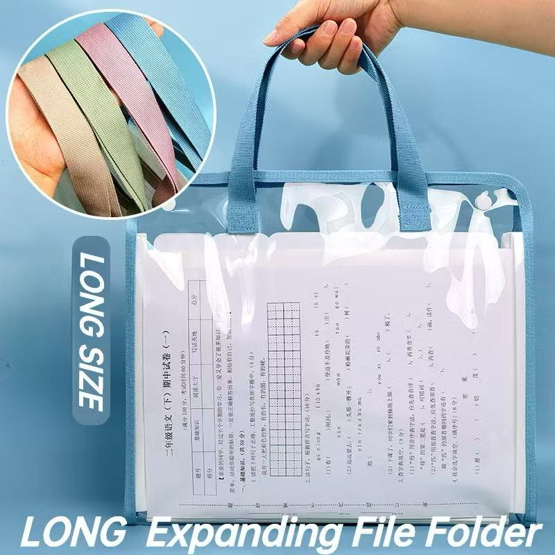 WEIBO B4 Expanding File Folder Transparent 13 Layers Paper Organizers ...