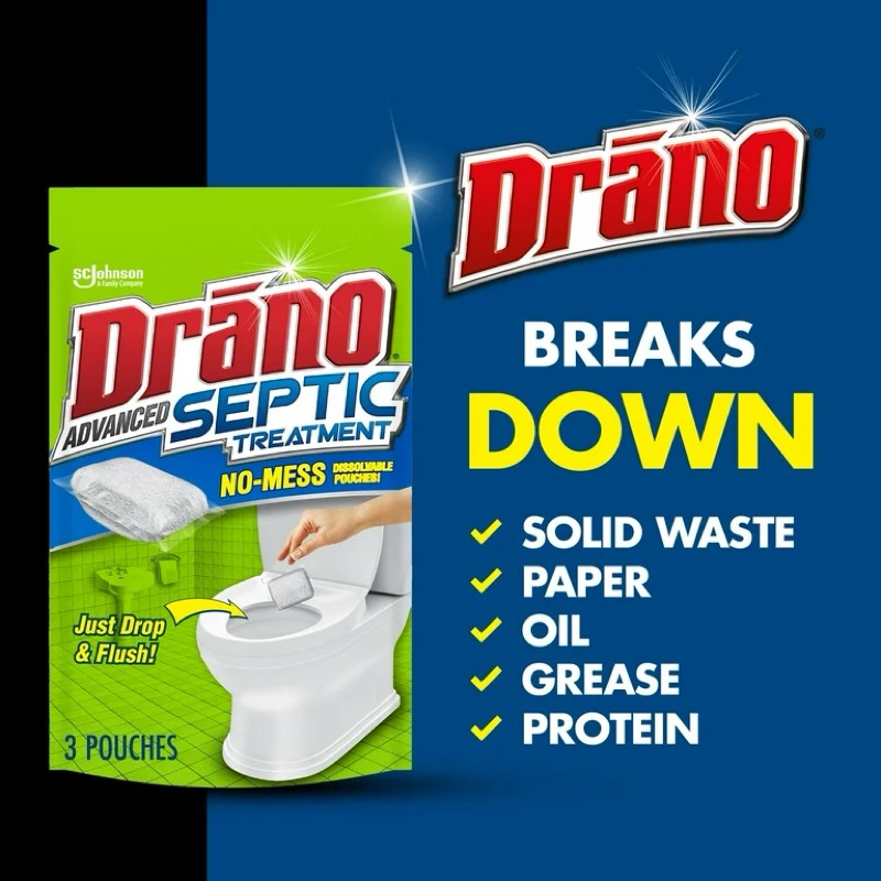 Drano Advanced Septic Treatment | Shopee Philippines