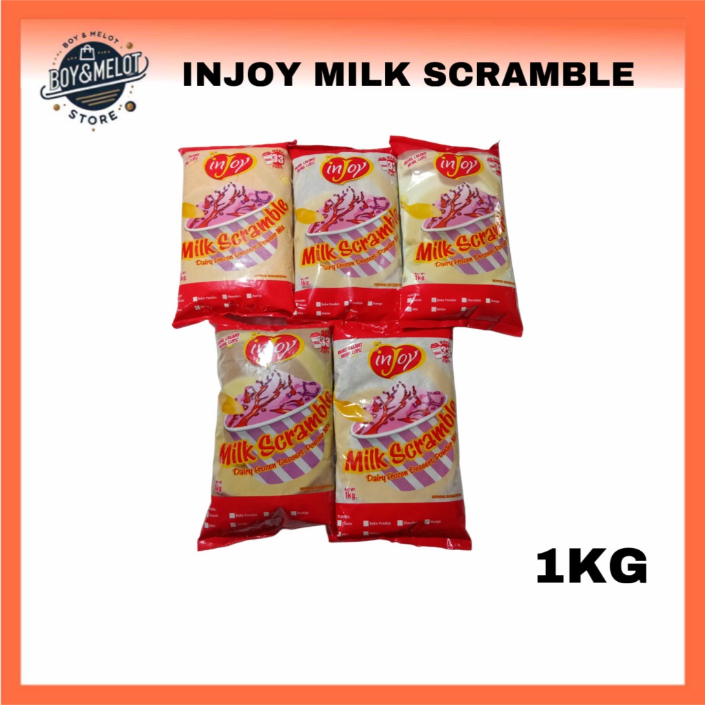 Injoy Milk Ice Scramble 1kg (Available flavor: chocolate, classic ...